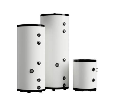 Climate Bridge hot water boiler and buffer tank
